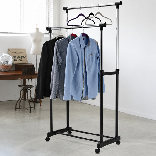 Stand appendiabiti doppio - doppio, con