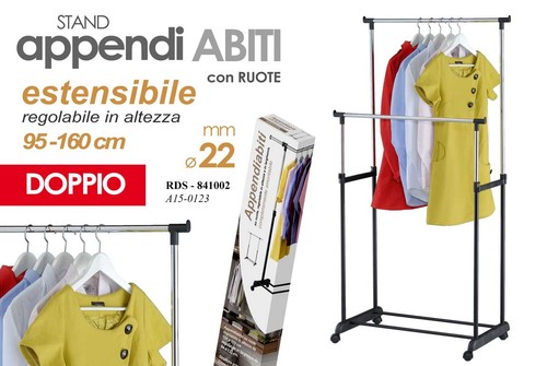 Doppio stand appendiabiti - doppio,